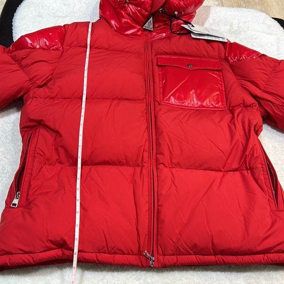 Moncler Red Down Eloy Jacket - Picture 15 of 15